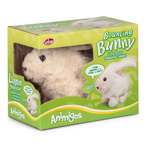 Animigos Bouncing Bunny Rabbit - Gentle Cuddle Toy