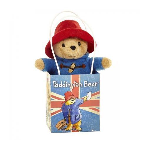 Classic Paddington Bear in Union Jack Bag - Snuggle Time Buddy