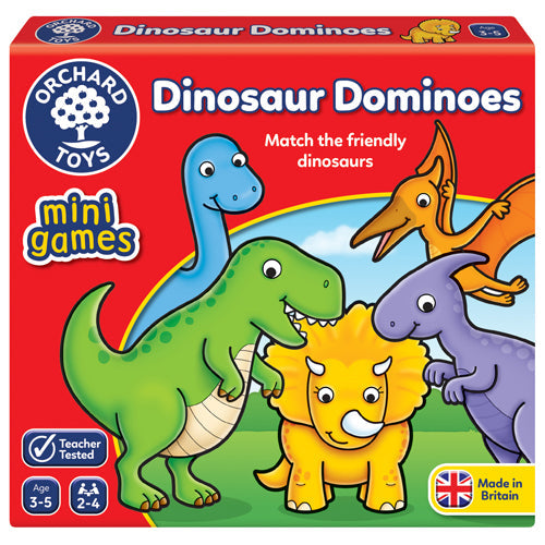 Dinosaur Dominoes Mini Game - Little Builder Fun