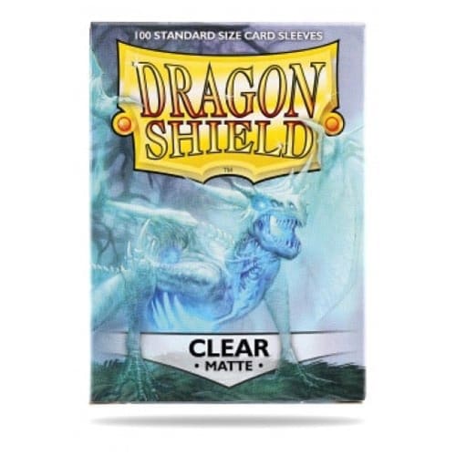 Dragon Shield Matte Clear Sleeves (100) - Pocket Game Fun