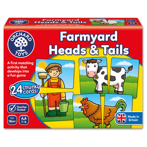 Farmyard Heads And Tails - Hero Time Fun