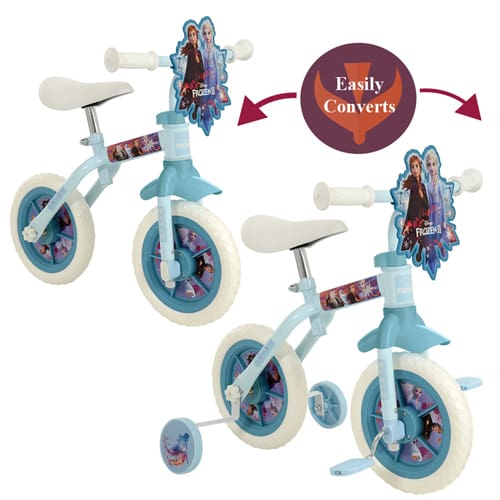 Frozen 2 2 in 1 10″ Training Bike - Zoom Play Time