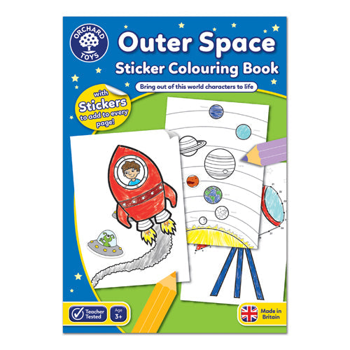 Outer Space Colouring Book - Reading Fun Choice