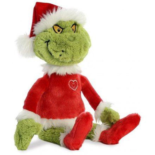 Santa Grinch 19″ Plush - Snuggle Time Buddy