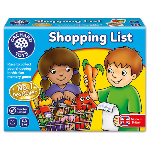 Shopping List - Toddler Skill Time