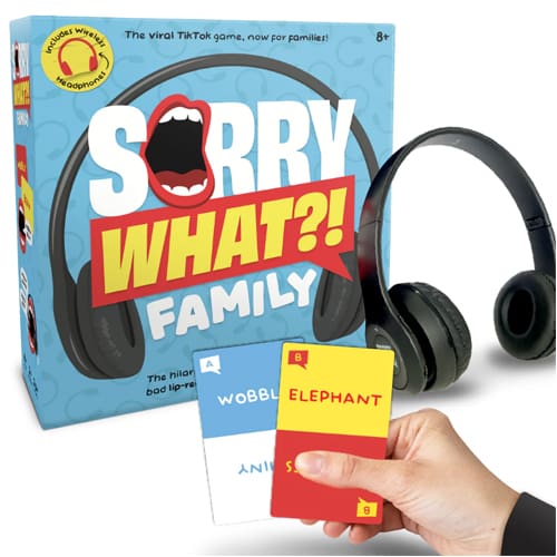 Sorry, What?! Family Edition - Travel Game Ready