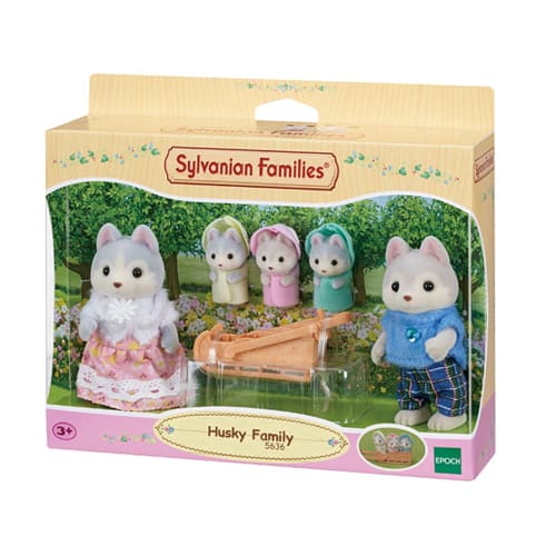 Sylvanian Families Husky Family - Little Story Friend