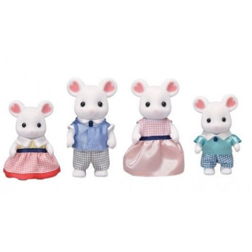 Sylvanian Families Marshmallow Mouse Family - Little Story Friend