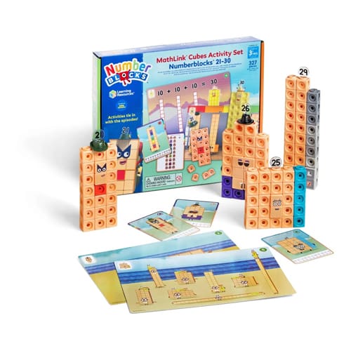 Cubes 21-30 Activity Set - Craft Time Fun