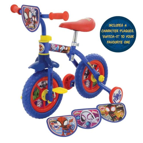Spidey and his Amazing Friends Switch It Multi 2in1 Training Bike - Little Rider Fun