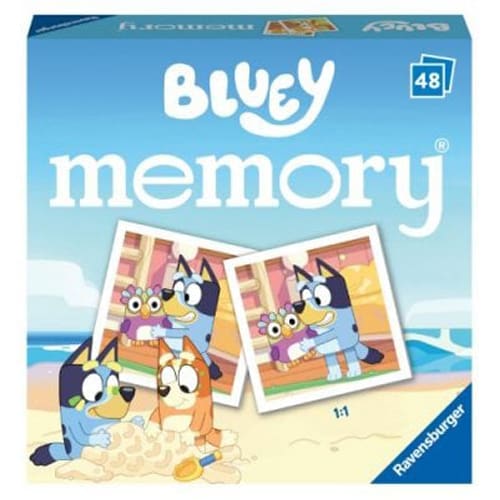 Ravensburger Bluey Mini Memory Game - Trackside Play Pick