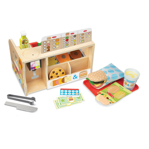 Wooden Slice & Stack Sandwich Counter - Build Play Ready